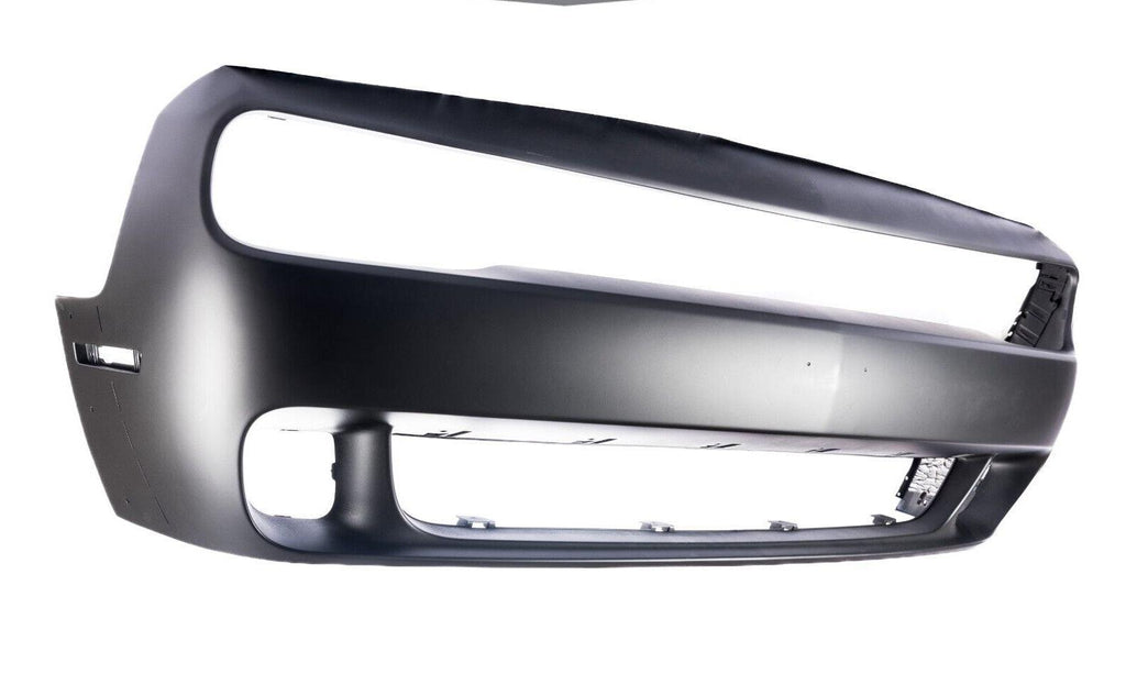 2018-2023 Dodge Challenger Front Bumper Primed With Wide Body , CH1000A41. Professional-grade auto body part.