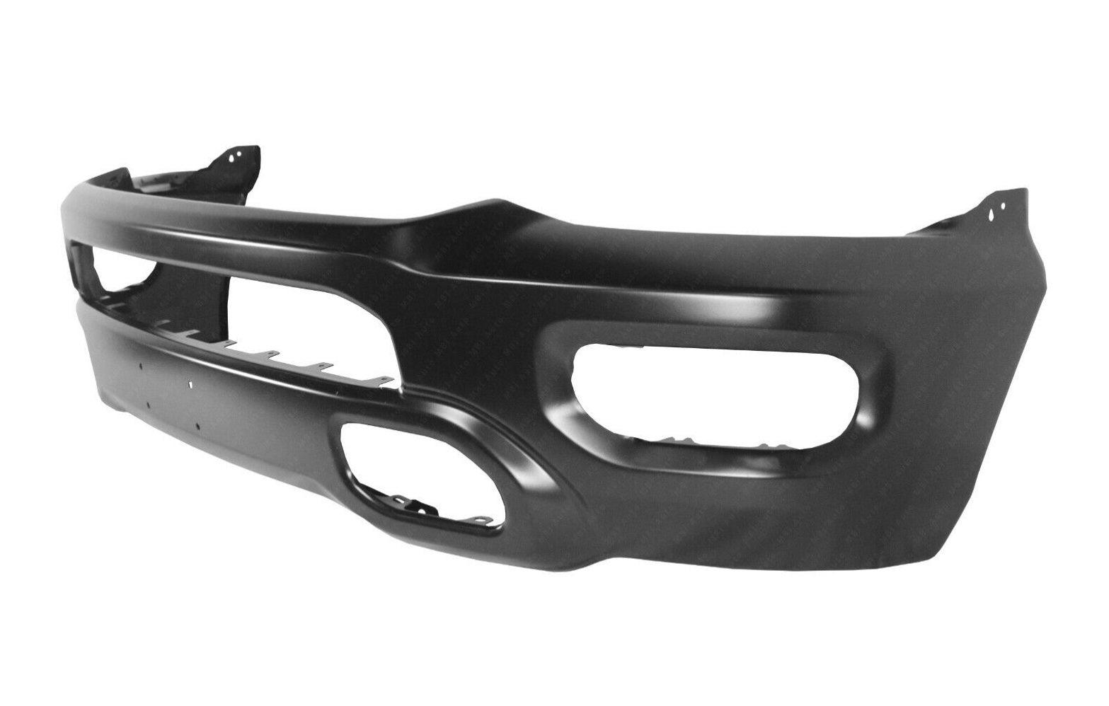 2019-2023 Ram Pickup-1500 Front Bumper Face Bar Black Steel , CH1002406. Factory-style replacement part.