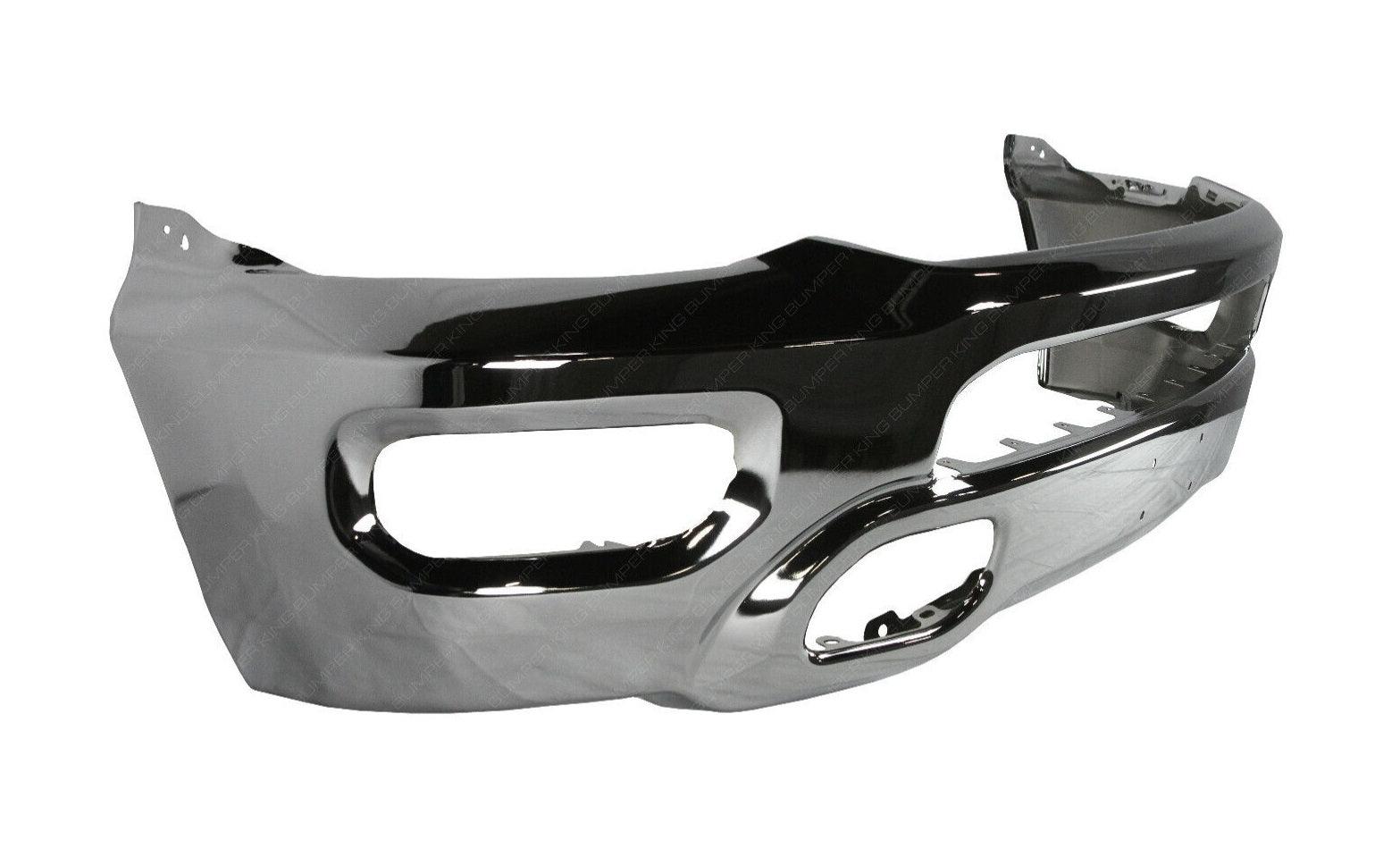 2019-2023 Ram Pickup-1500 Front Bumper Face Bar Chrome Steel , CH1002407. High-strength and long-lasting.
