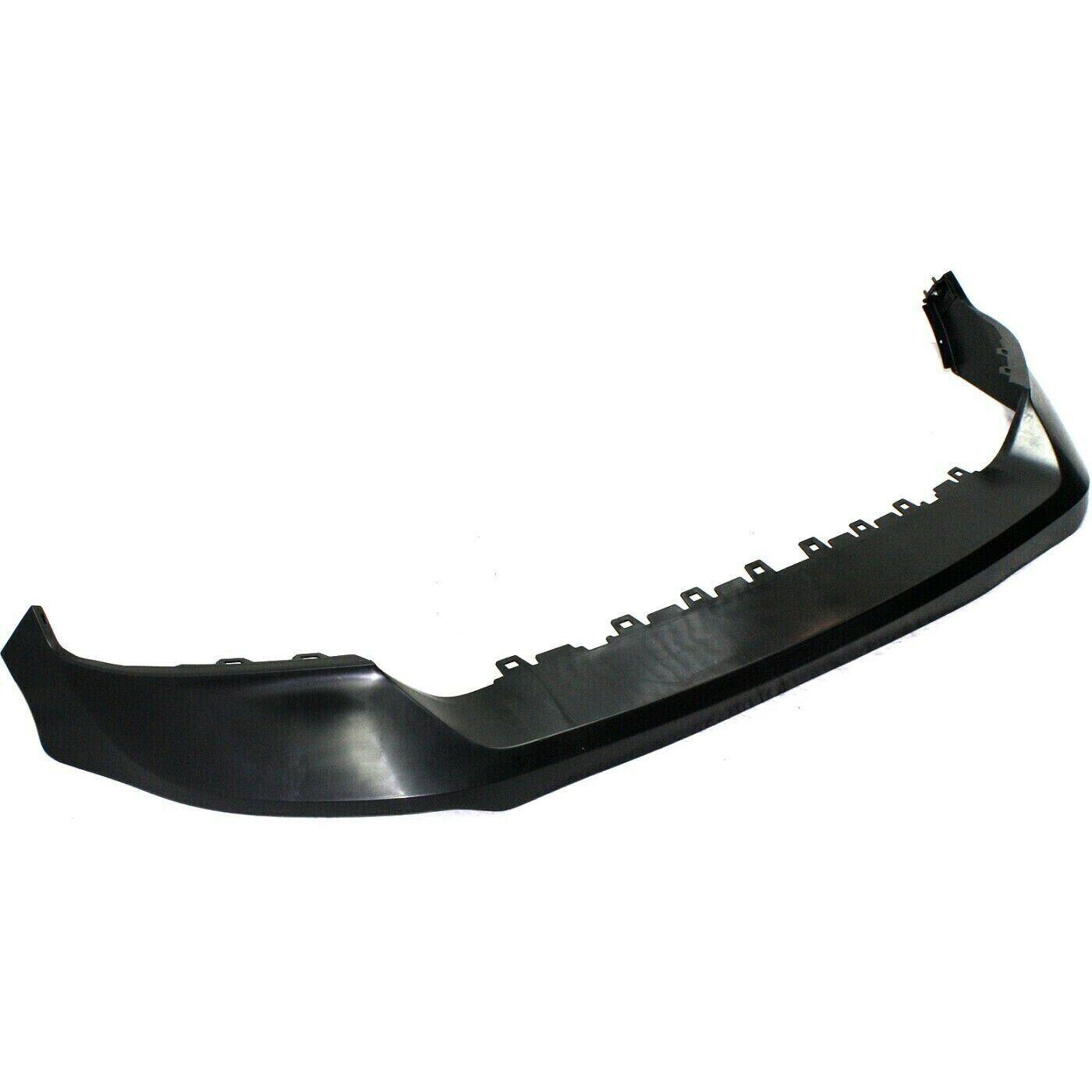 2013-2018 Ram Pickup-1500 Front Upper Bumper Dark Gray Textured , CH1014107. Side view of the replacement part.