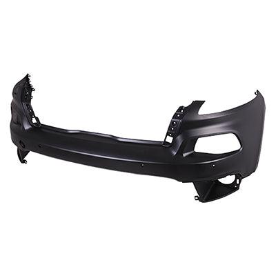 2014-2018 Jeep Cherokee Front Upper Bumper Primed , CH1014116. Durable and impact-resistant.