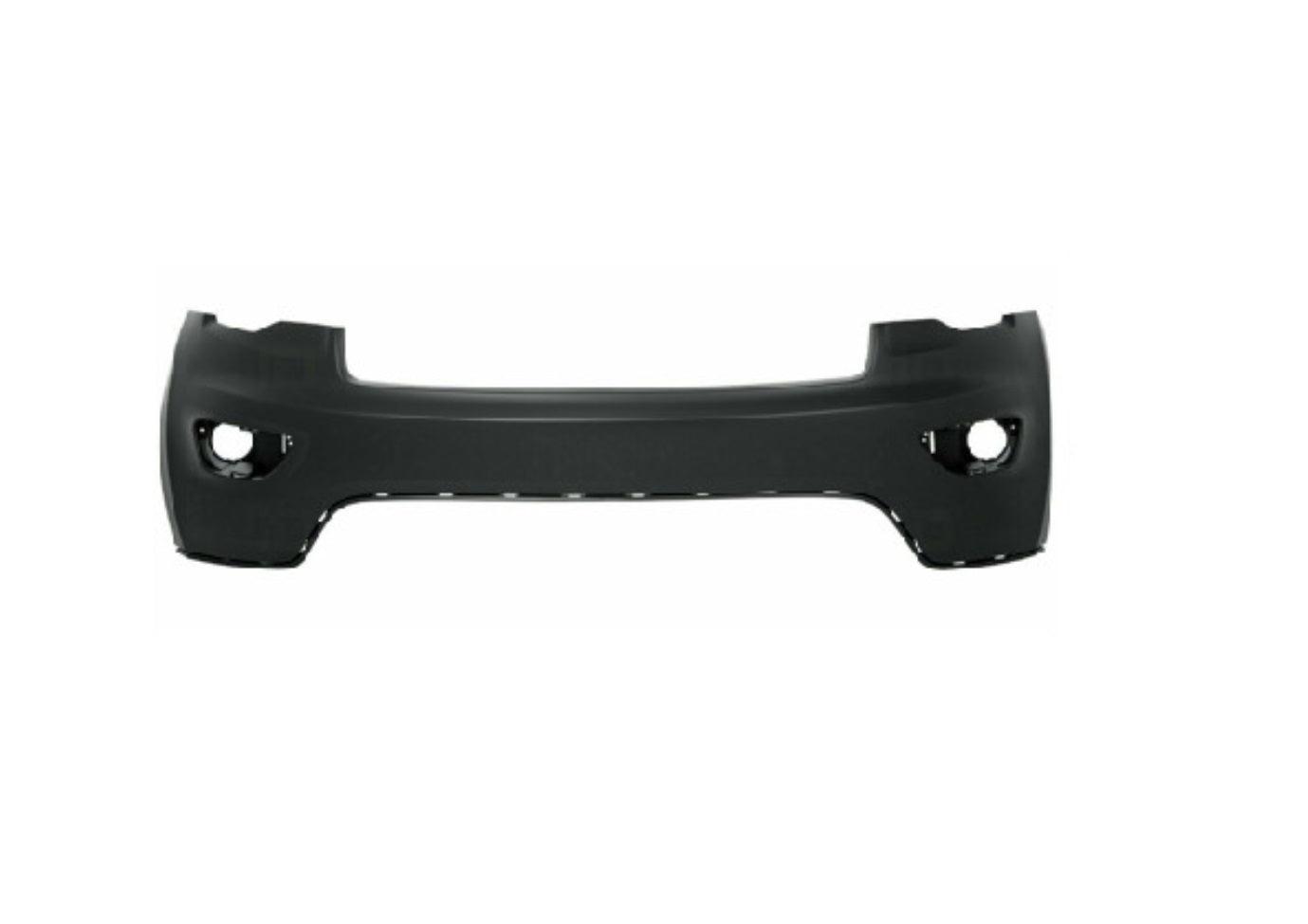2017-2021 Jeep Grand Cherokee Front Upper Bumper , CH1014129. Side view of the replacement part.