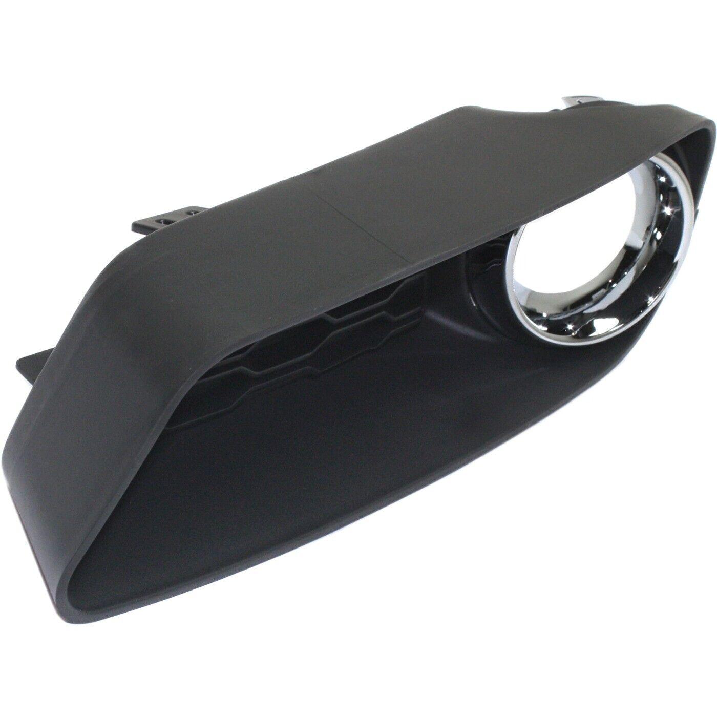 2011-2014 Dodge Avenger Fog Lamp Bezel Front Driver Side With Chrome Ring , CH1038121. Side view of the replacement part.