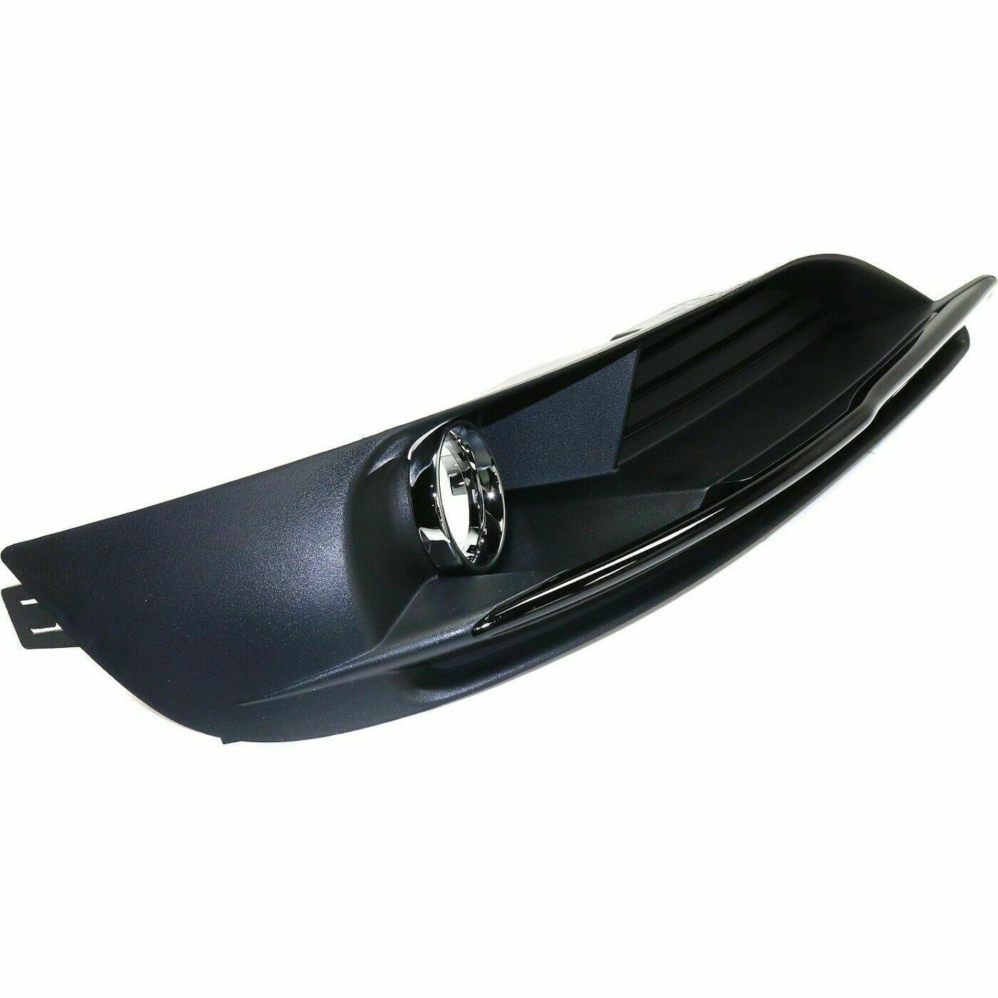 2011-2014 Chrysler 200 Convertible Fog Lamp Bezel Front Driver Side With Black Molding , CH1038124. Exact fit for vehicle restoration.