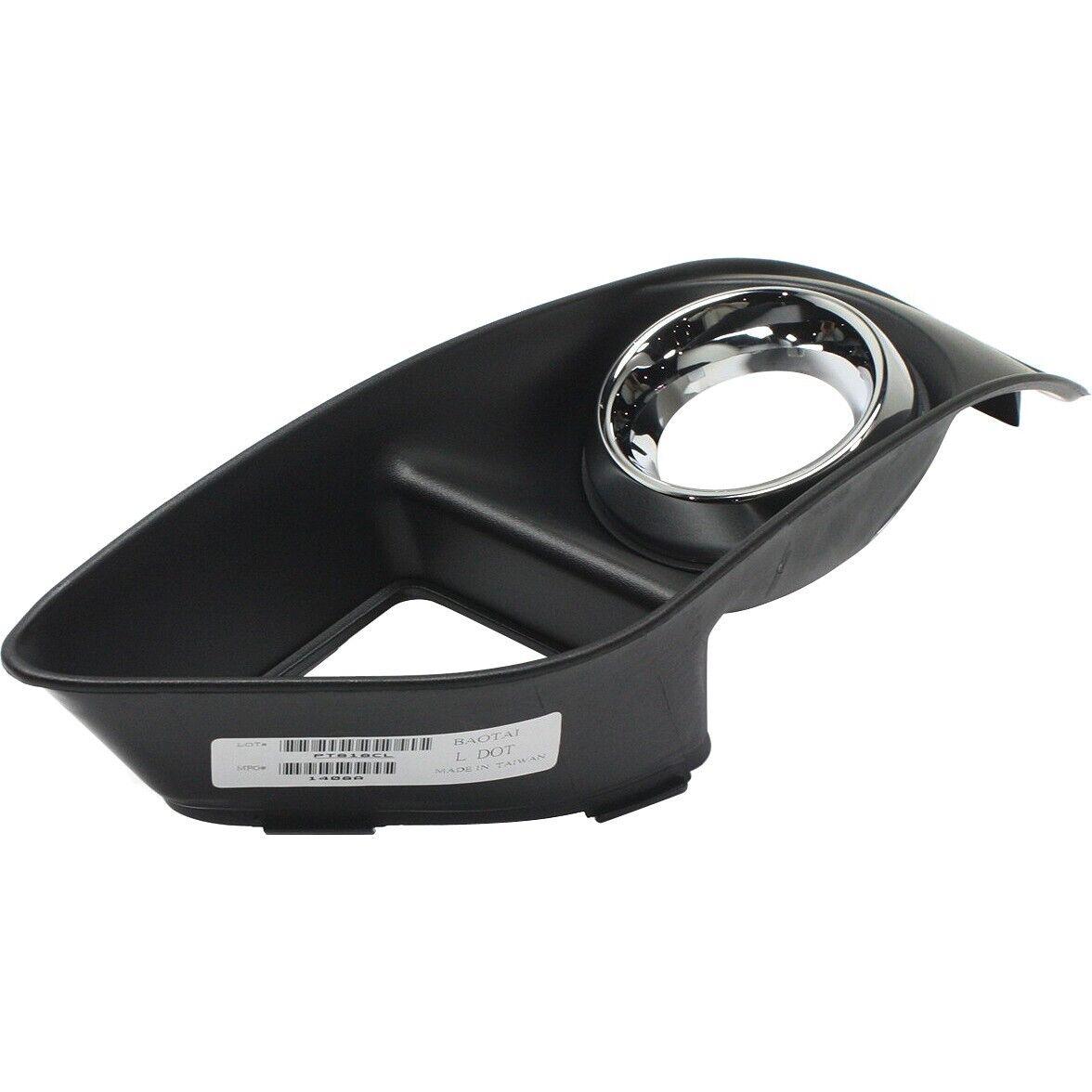2012-2014 Chrysler 300 Fog Lamp Bezel Front Driver Side , CH1038151. Side view of the replacement part.