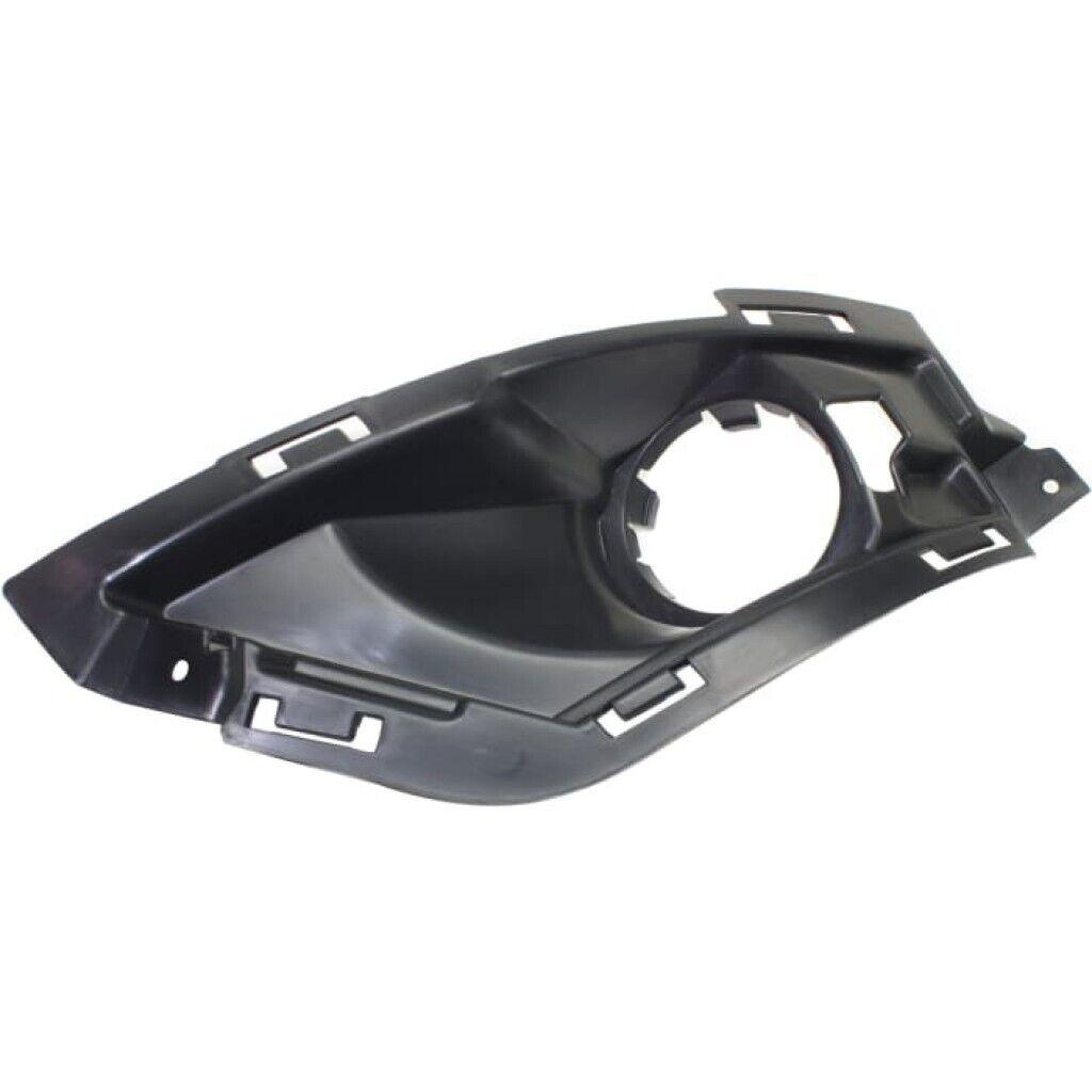 2015-2017 Chrysler 200 Sedan Fog Lamp Bezel Front Driver Side Black Without Led Lamp , CH1038154. Factory-style replacement part.