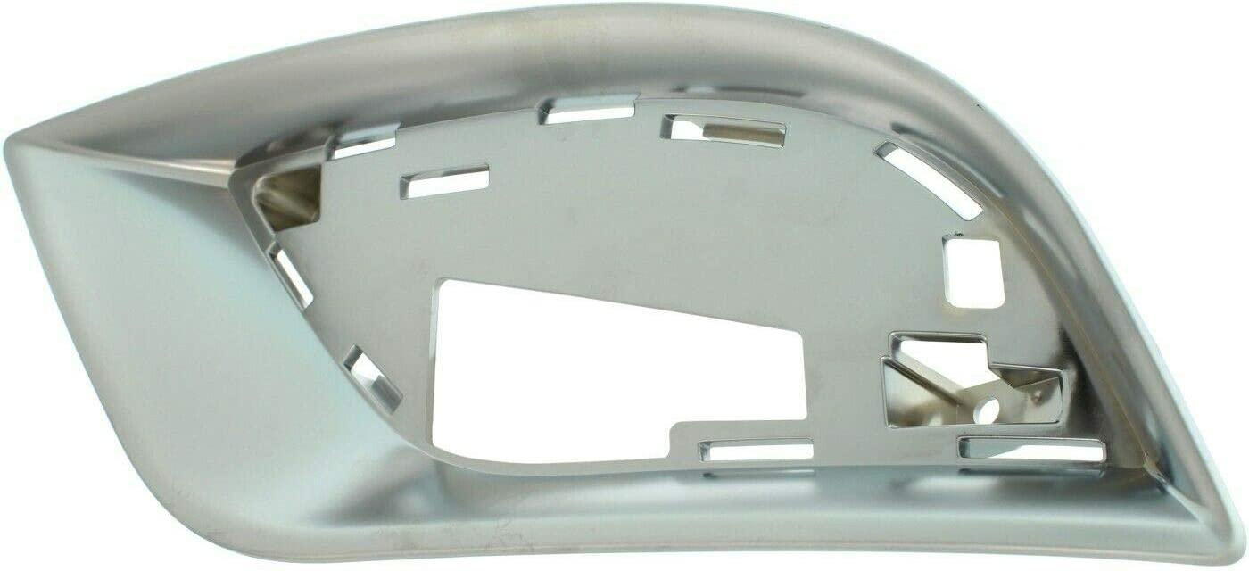 2017-2021 Jeep Grand Cherokee Fog Lamp Bezel Front Driver Side , CH1038189. Side view of the replacement part.