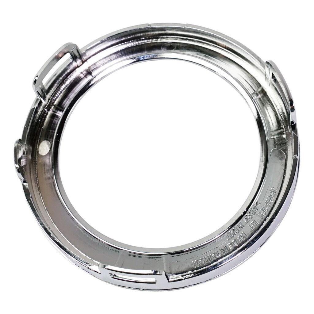 2019-2023 Jeep Renegade Fog Lamp Trim Front Driver Side Round Chrome , CH1038208. Direct fit for easy installation.