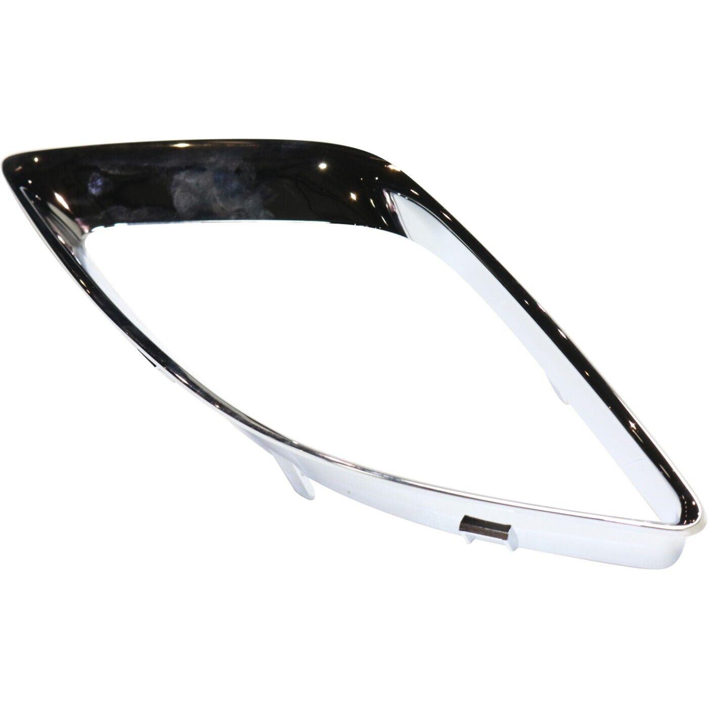2014-2020 Dodge Durango Fog Lamp Trim Front Passenger Side Chrome , CH1039163. Precision fitment for collision repair.