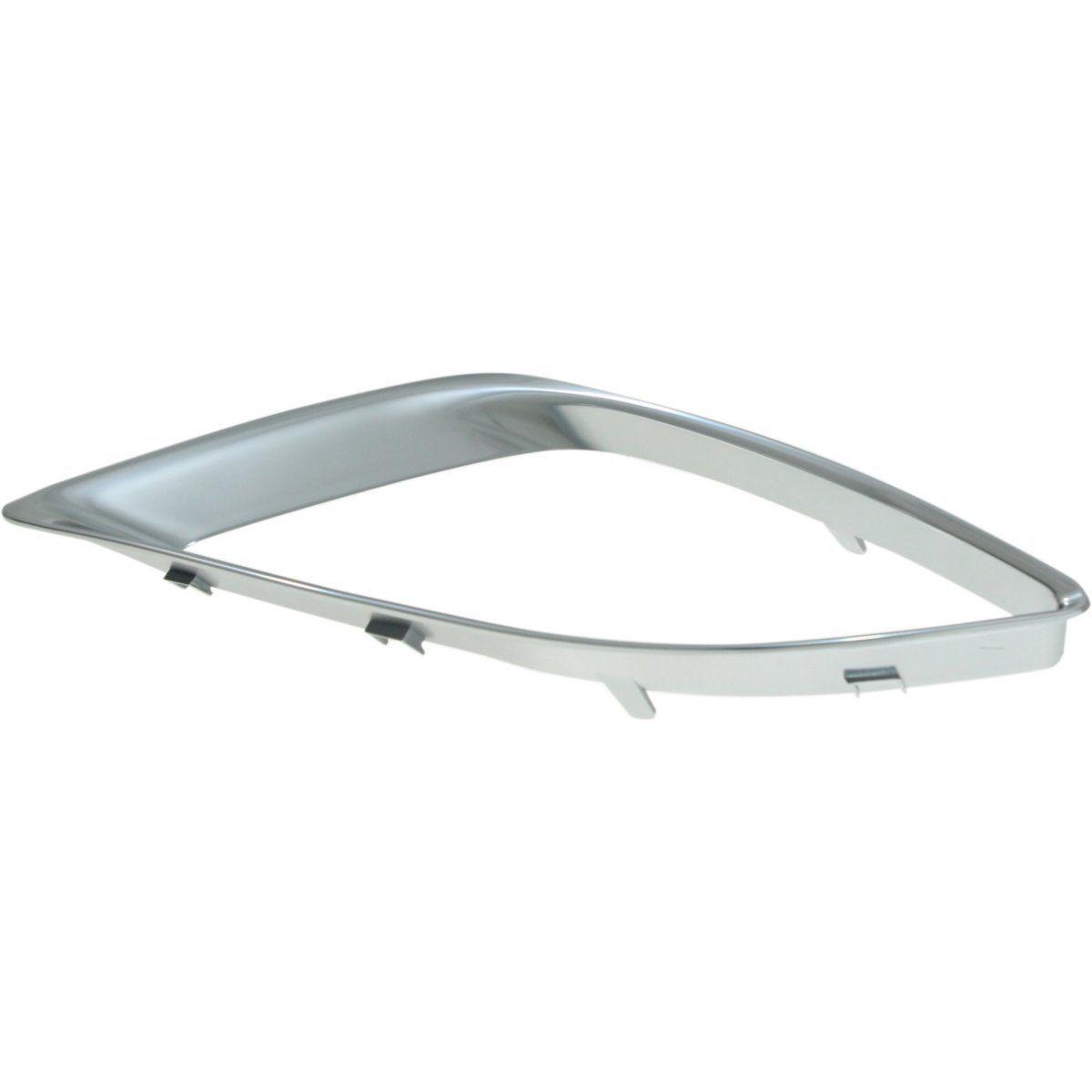 2016-2020 Dodge Durango Fog Lamp Trim Front Passenger Side Platinum/Satin Nickel , CH1039182. Exact fit for vehicle restoration.