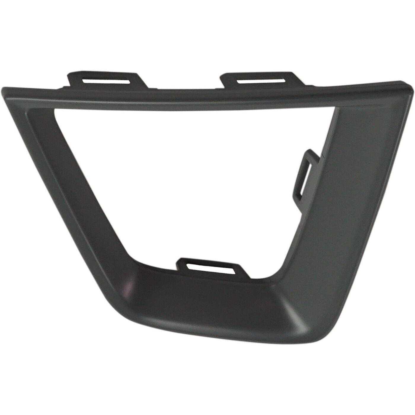 2019-2023 Jeep Renegade Fog Lamp Bezel Front Passenger Side Black , CH1039203. Side view of the replacement part.