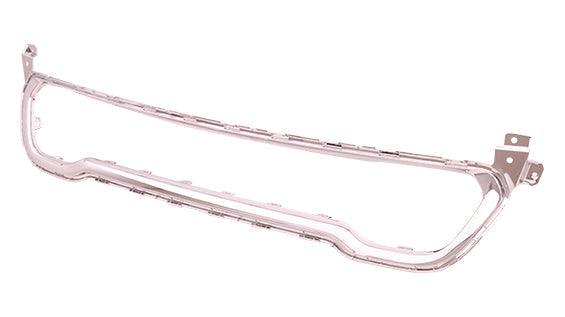 2014-2018 Jeep Cherokee Grille Lower Molding Chrome Ltd Surearound Type , CH1044113. Installed view for reference.
