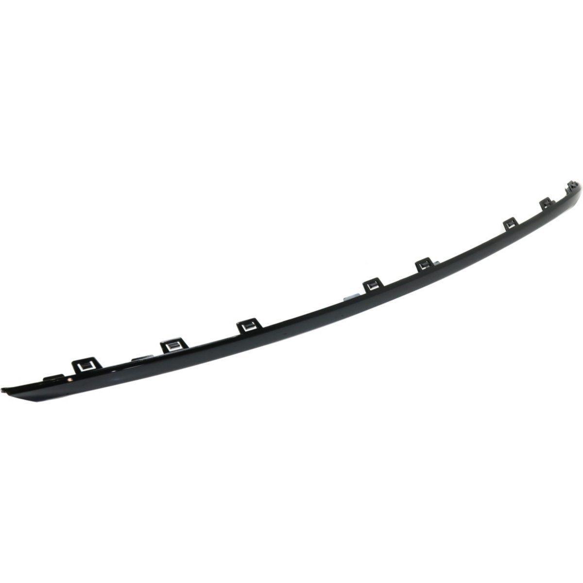 2015-2017 Chrysler 200 Sedan Bumper Moulding Front Upper Black , CH1044119. Exact fit for vehicle restoration.