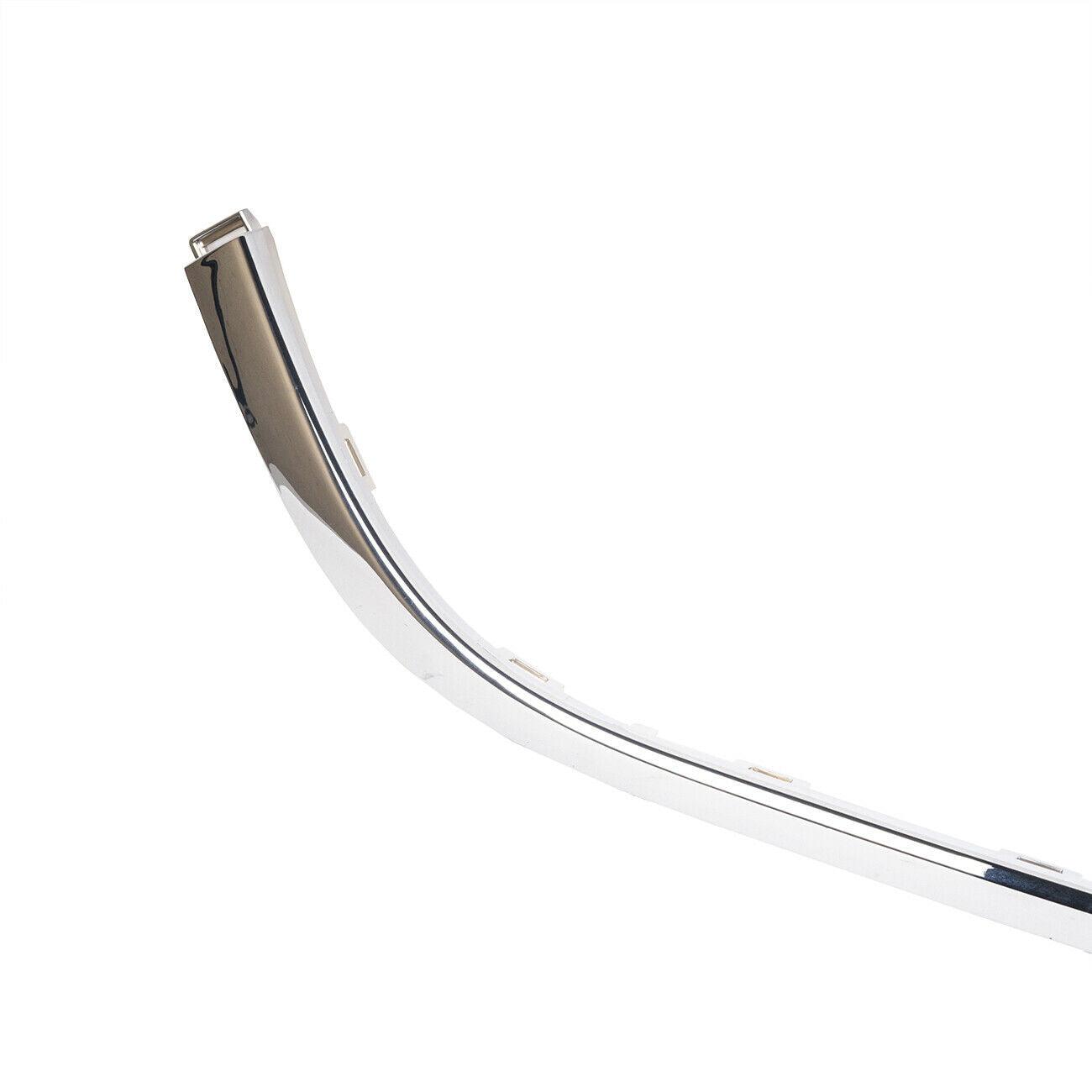 2017-2020 Chrysler Pacifica Grille Moulding Upper Chrome With Fog Lamp , CH1044135. Angle view for visual reference.