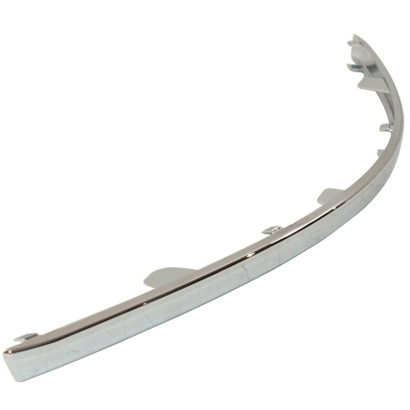 2008-2010 Chrysler TOWN COUNTRY Bumper Moulding Front Passenger Side Chrome , CH1047102. Installed view for reference.