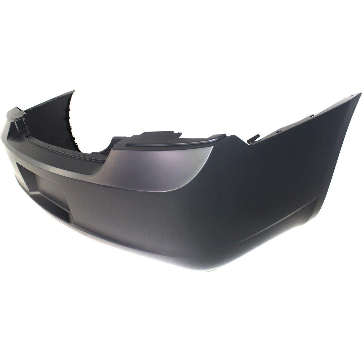 2006-2010 Dodge Charger Rear Bumper Primed Base Models , CH1100408. Side view of the replacement part.