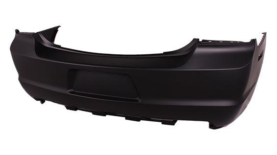 2011-2014 Dodge Charger Rear Bumper Primed Without Sensor , CH1100962. OEM-quality exterior component.
