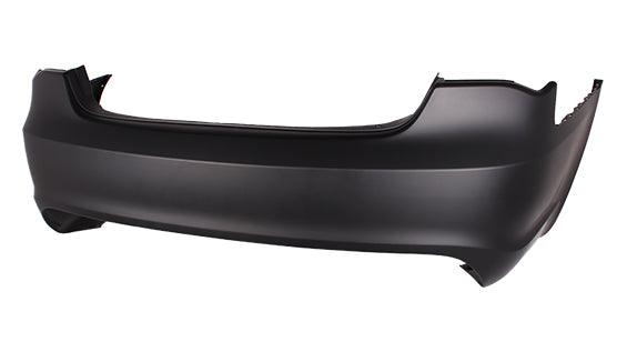 2011-2014 Chrysler 200 Sedan Rear Bumper Primed , CH1100964. Installed view for reference.