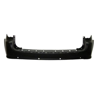 2011-2020 Dodge Caravan Rear Bumper Primed With Sensor , CH1100970. High-strength and long-lasting.