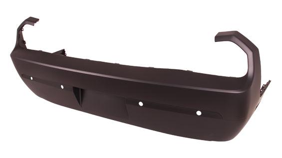 2012-2014 Dodge Challenger Rear Bumper Primed With Sensor Hole , CH1100974. Factory-style replacement part.