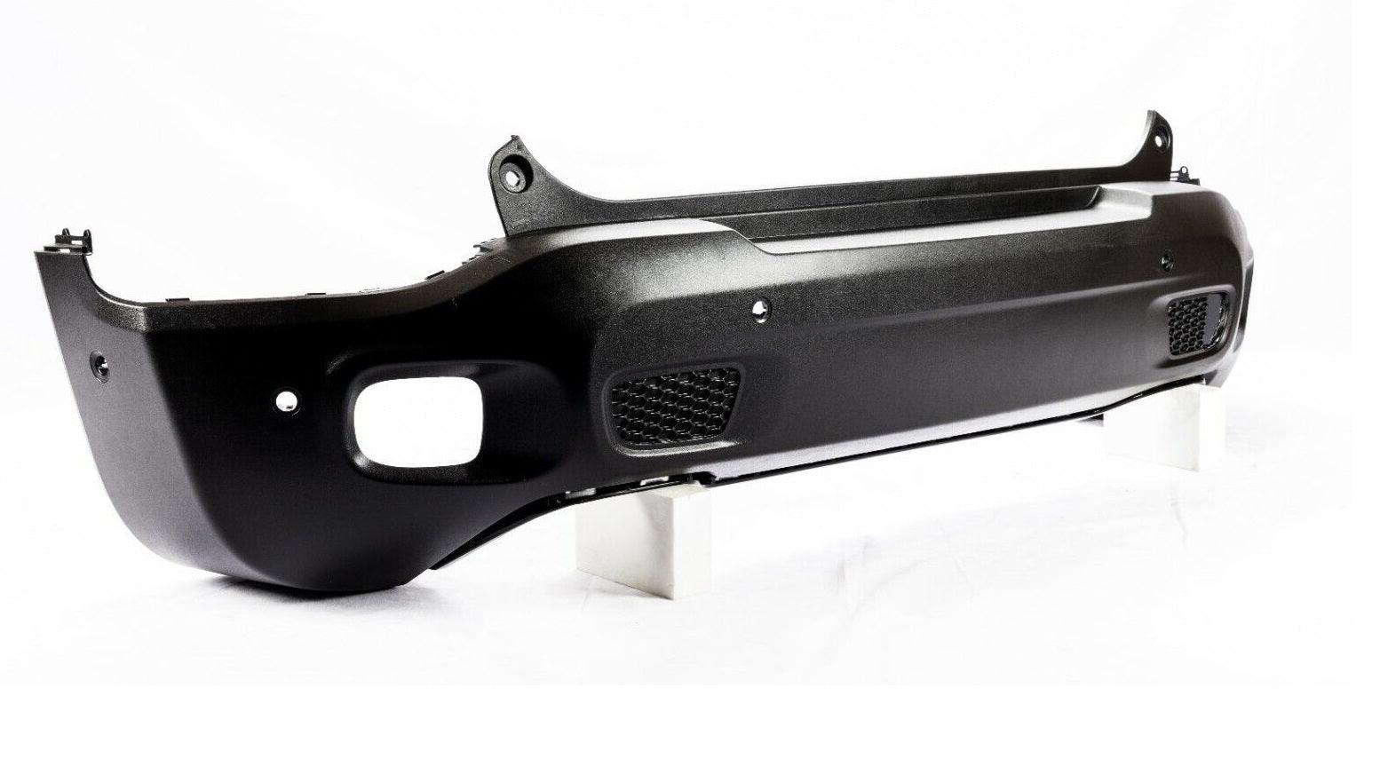 2015-2018 Jeep Renegade Rear Bumper , CH1100A42. Side view of the replacement part.