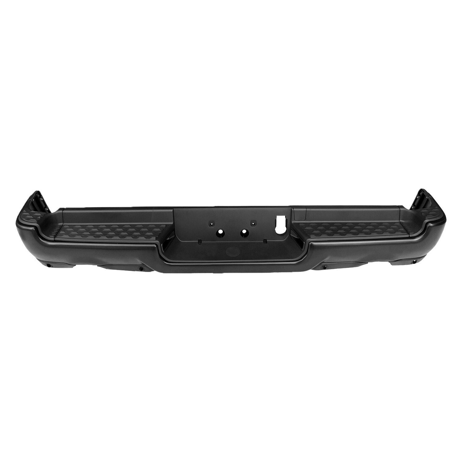 2019-2023 Ram Pickup-1500 Rear Bumper Assembly Dual Exhaust With Sensor Hole , CH1103141. Precision fitment for collision repair.