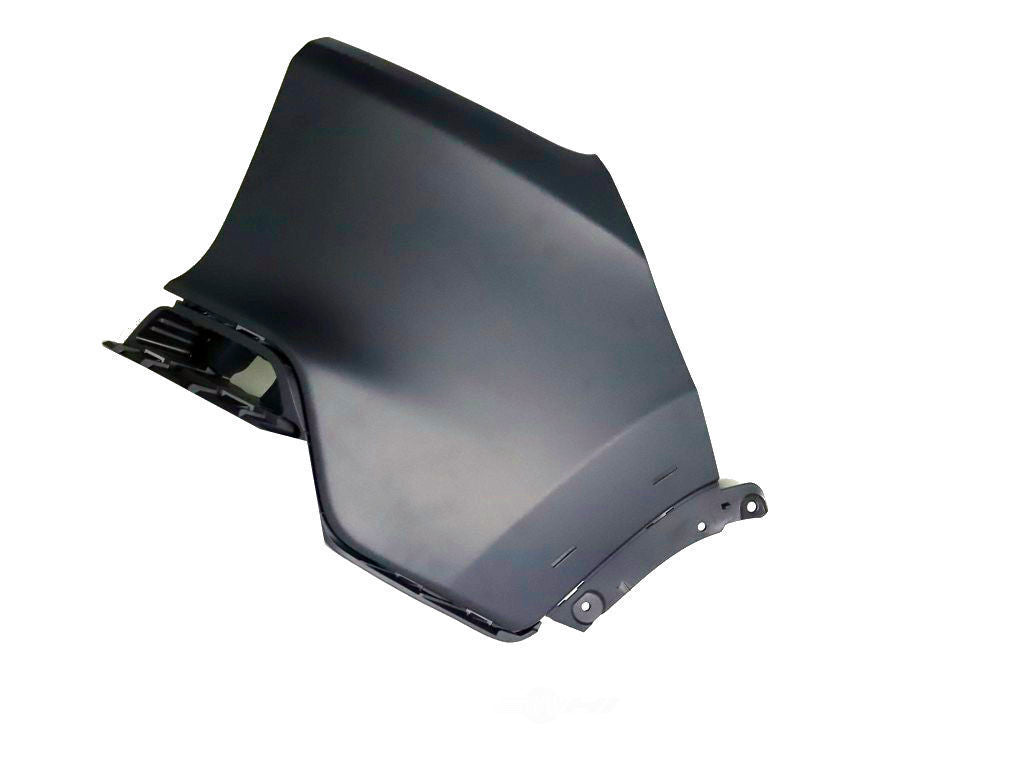 2019-2023 Jeep Cherokee Bumper End Rear Passenger Side Upper Primed Traidriver Sideawk , CH1117107. Side view of the replacement part.