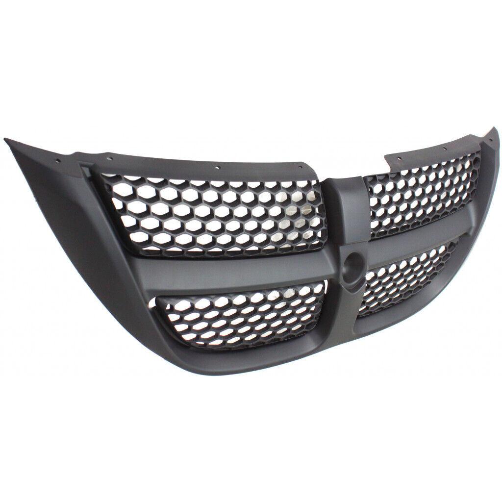 2001-2004 Dodge Caravan Grille Matte-Black , CH1200238. OEM-style replacement.