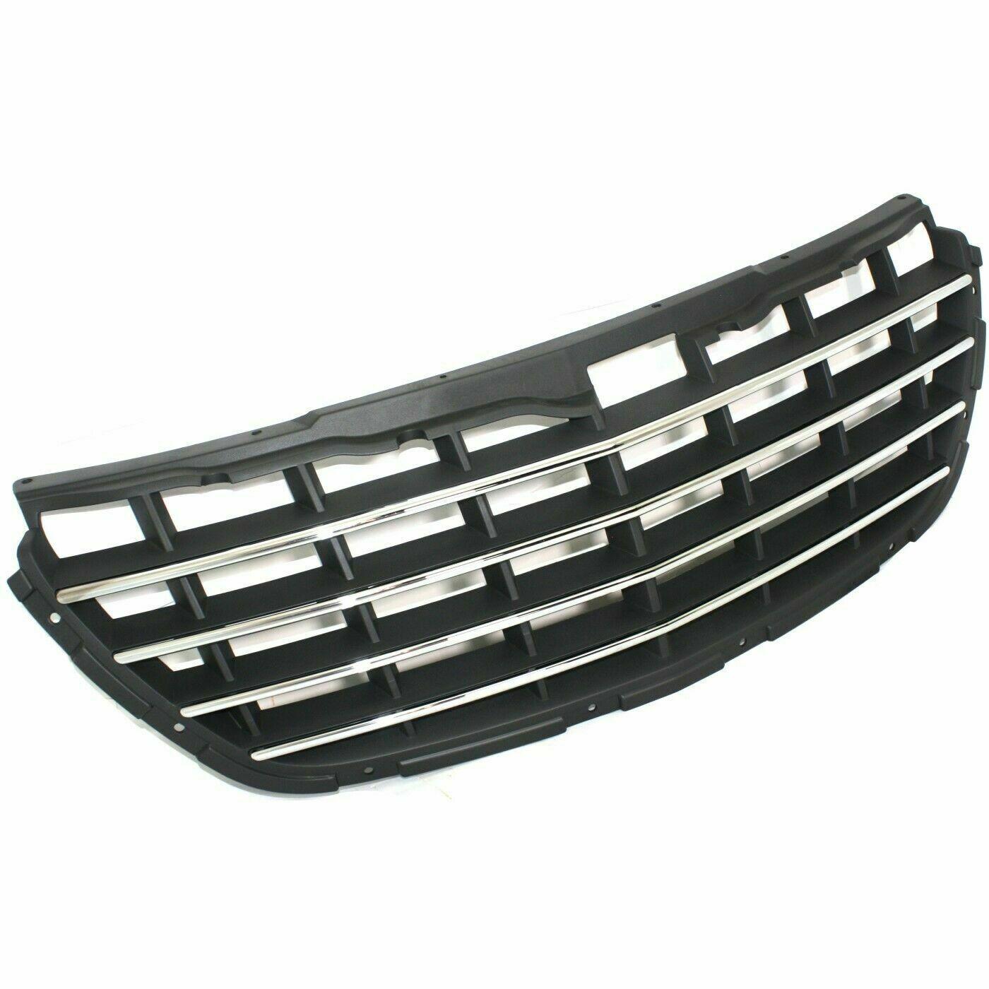 2004-2006 Chrysler Pacifica Grille Gray With Chrome Trim Ltd/Touring Model , CH1200277. Installed view for reference.