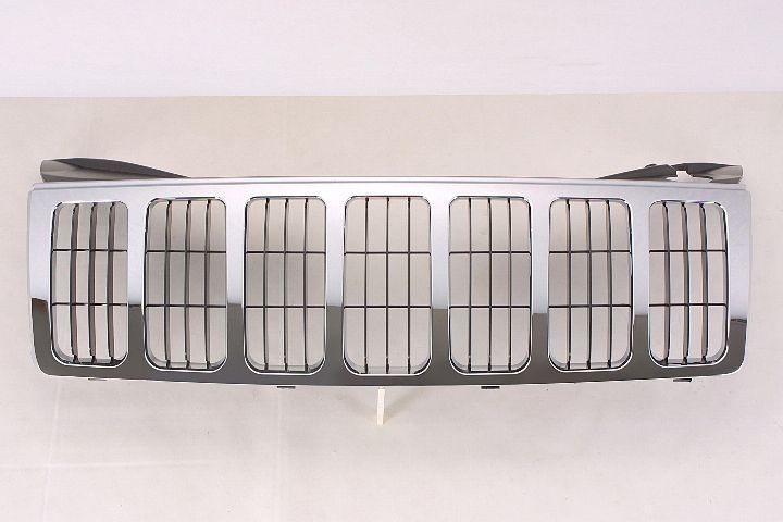 2005-2007 Jeep Grand Cherokee Grille Chrome , CH1200284. OEM-quality exterior component.