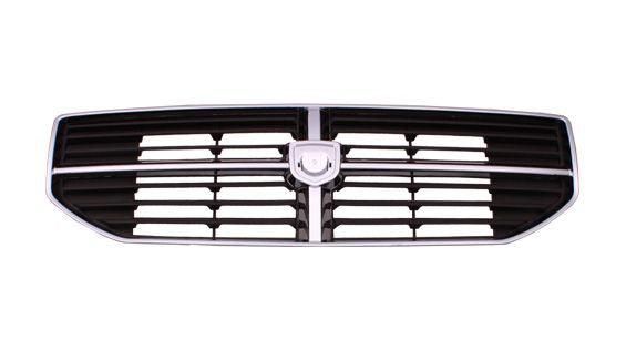 2007-2012 Dodge Caliber Grille Chrome/Black , CH1200299. Perfect fit and finish.