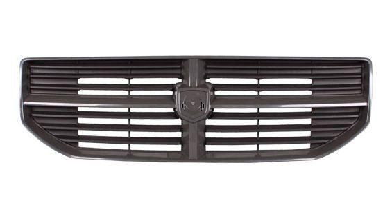 2007-2012 Dodge Caliber Grille Matt-Gray Ptm , CH1200300. Professional-grade auto body part.