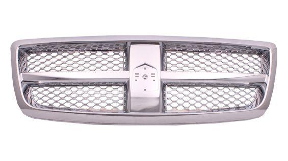 2011-2012 Ram Pickup-1500 Grille Chrome With Chrome Frame , CH1200326. OEM-style replacement.