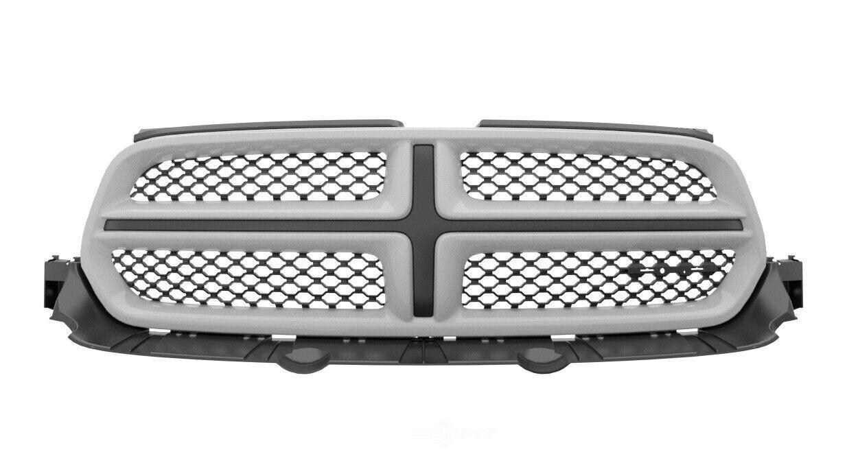 2011-2013 Dodge Durango Grille Matte Dark Gray With Gray Mldg Ptm , CH1200359. Angle view for visual reference.