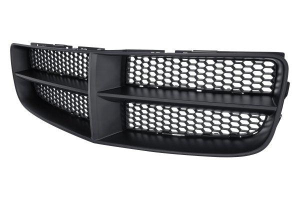 2006-2010 Dodge Charger Grille Matt Black With Primed Frame Srt-8 Model , CH1200376. Designed for OEM alignment.