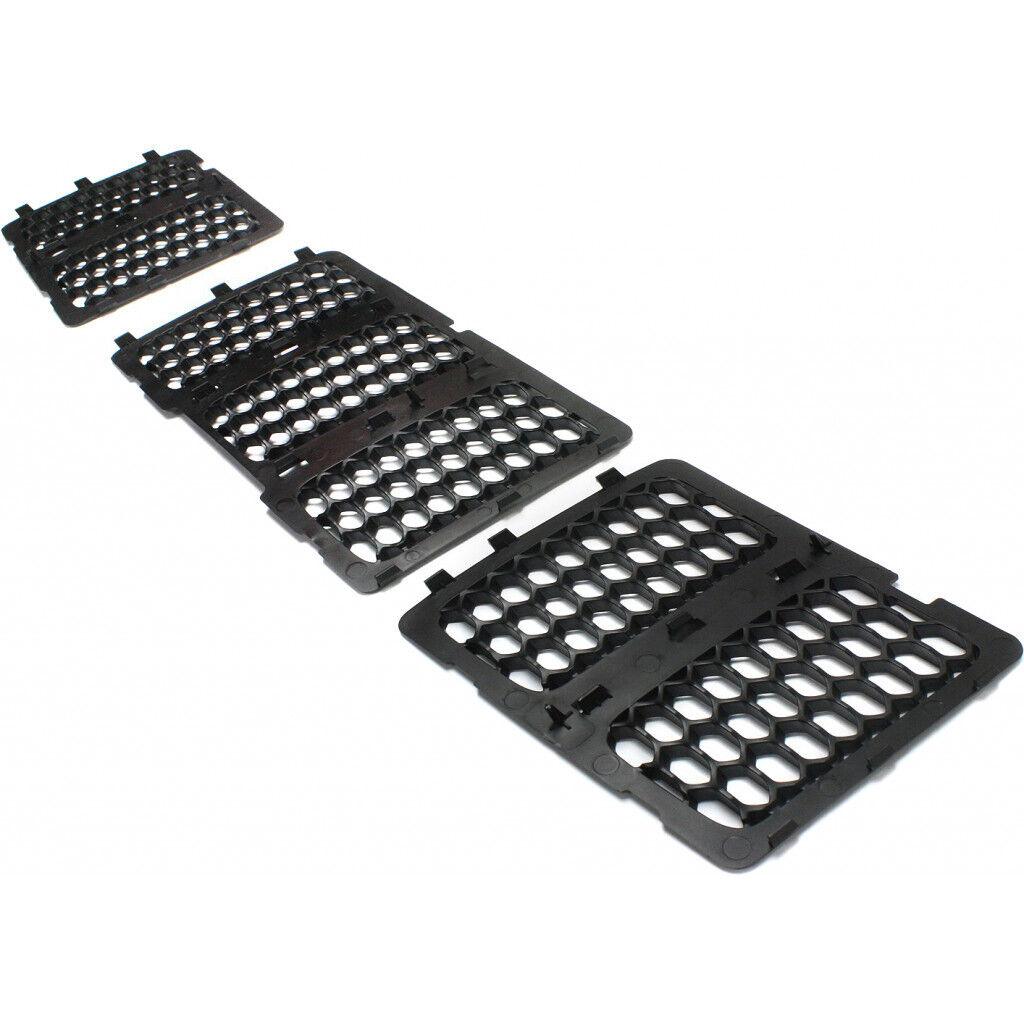 2014-2016 Jeep Grand Cherokee Grille Matte-Black Honeycomb Style , CH1200377. OEM-style replacement.