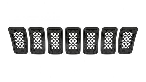 2019-2023 Jeep Cherokee Grille Black Frame With Black Insert 7-Pc Set , CH1200414. Perfect fit and finish.