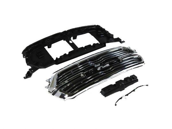 2019-2022 Ram Pickup-1500 Grille Chrome Surearound With Chrome Billets With Camera Laramie Model , CH1200418. High-strength and long-lasting.