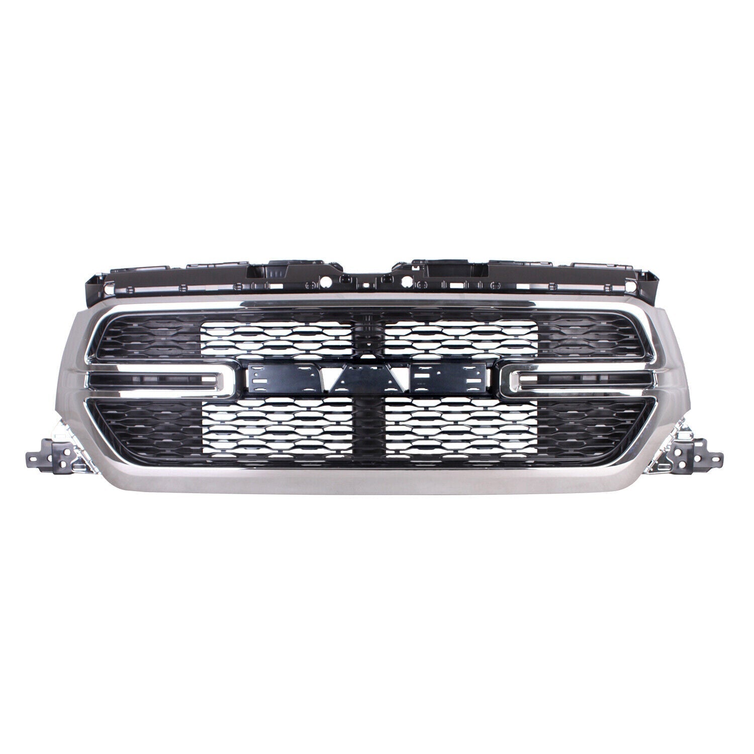 2019-2022 Ram Pickup-1500 Grille Front Chrome Surearound , CH1200437. OEM-style replacement.