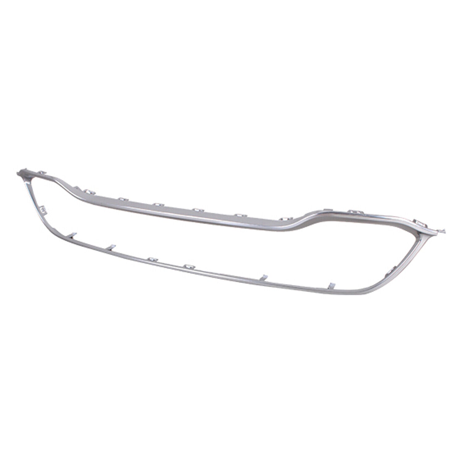 2021-2023 Dodge Durango Grille Molding Outer Satin Chrome , CH1202112. Angle view for visual reference.