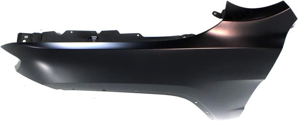 2022 Jeep Grand Cherokee Front Driver Side Fender , CH1240272. Side view of the replacement part.