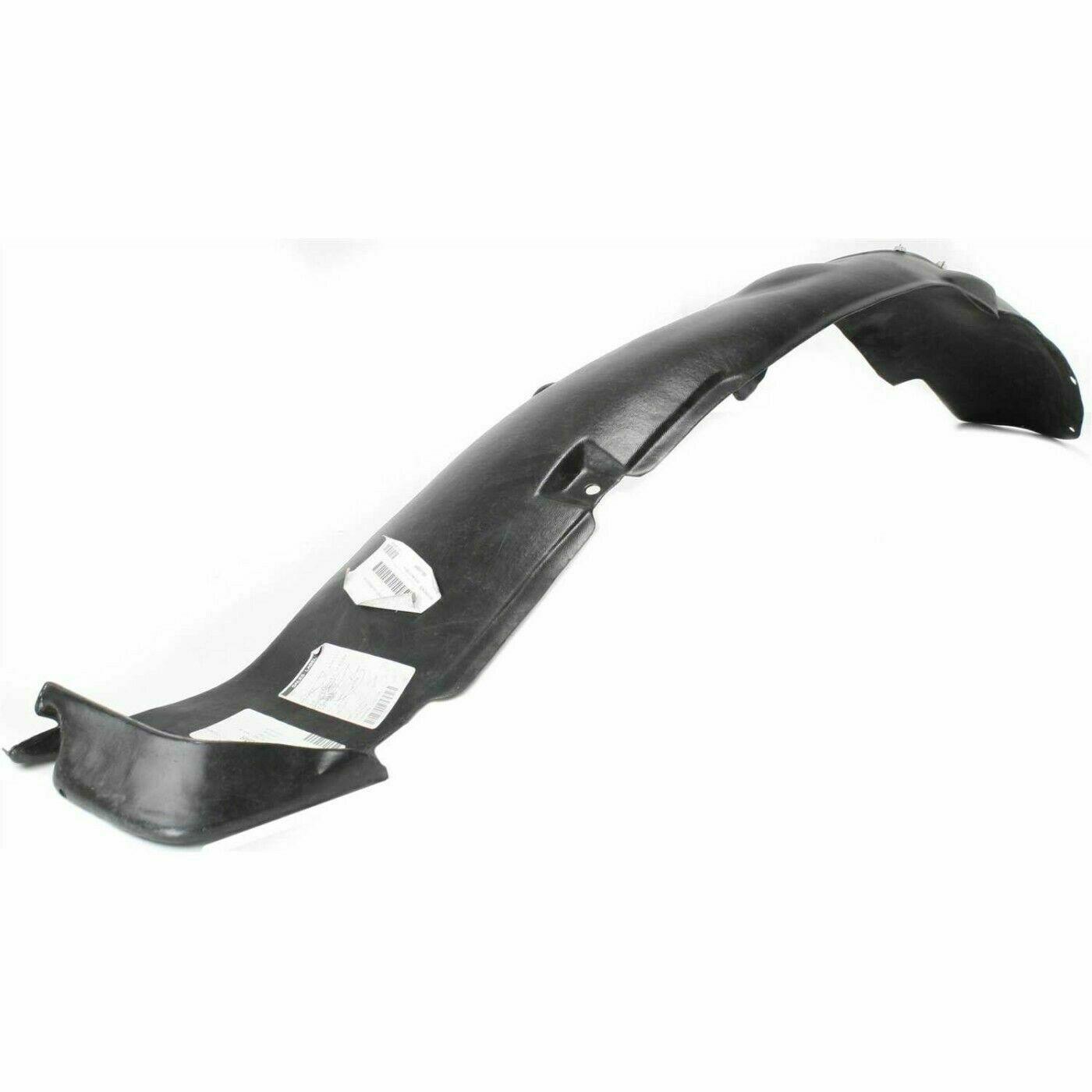 2007-2010 Chrysler PT CRUISER Fender Liner Front Driver Side , CH1248143. Side view of the replacement part.