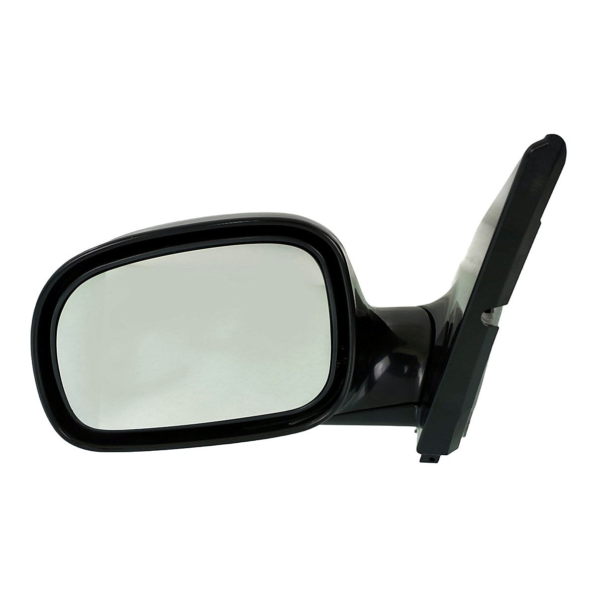 1996-2000 Chrysler Town Country Rear Driver Side Door Mirror, ch1320110. Front view.