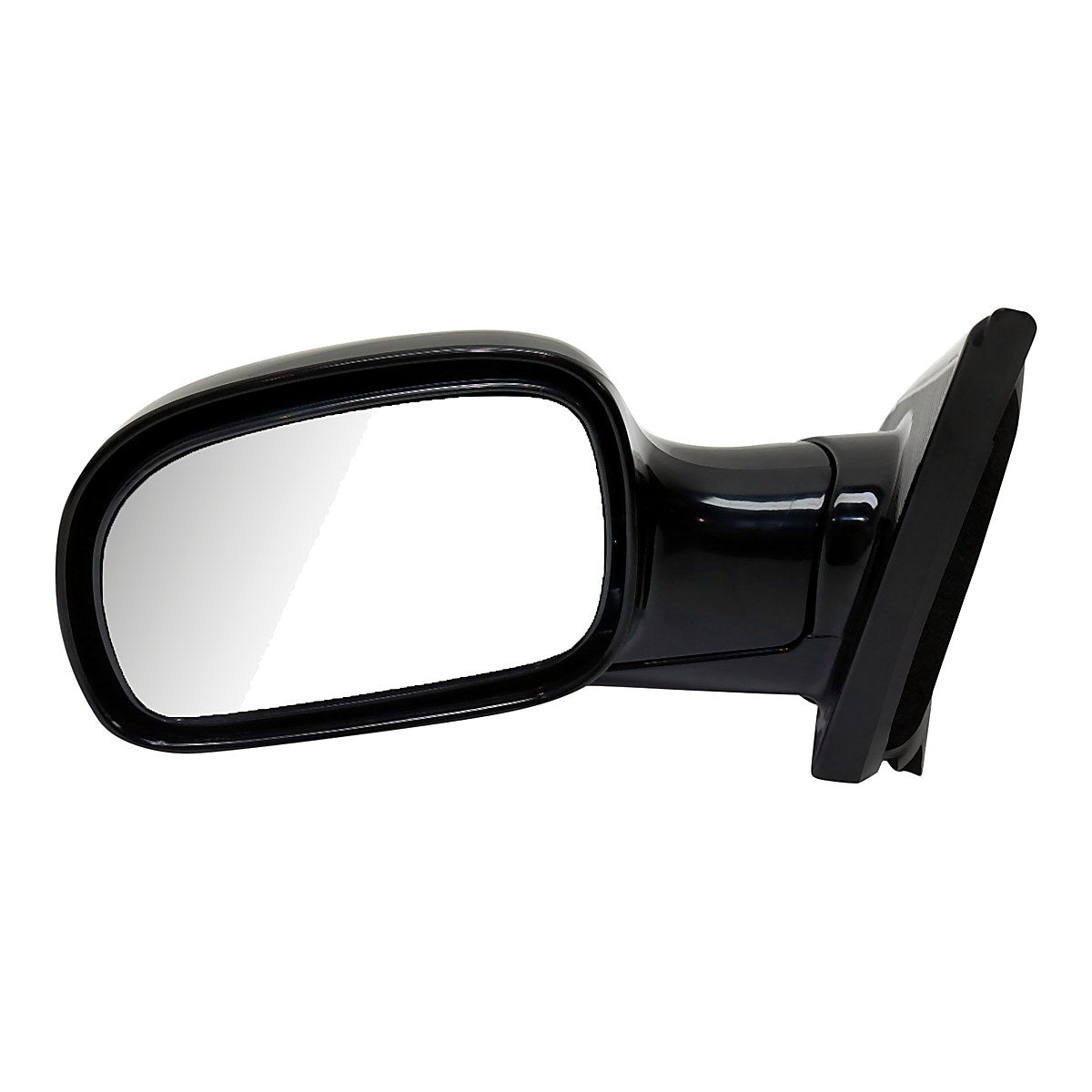 2001-2007 Dodge Caravan Rear Driver Side Door Mirror, ch1320204. Front view.