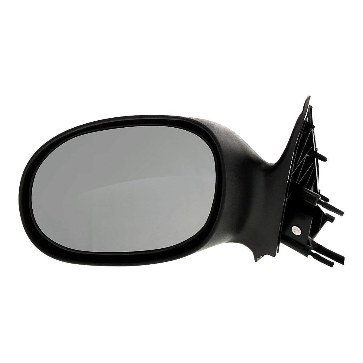 2001-2006 Dodge Stratus Sedan Rear Driver Side Door Mirror, ch1320211. Front view.