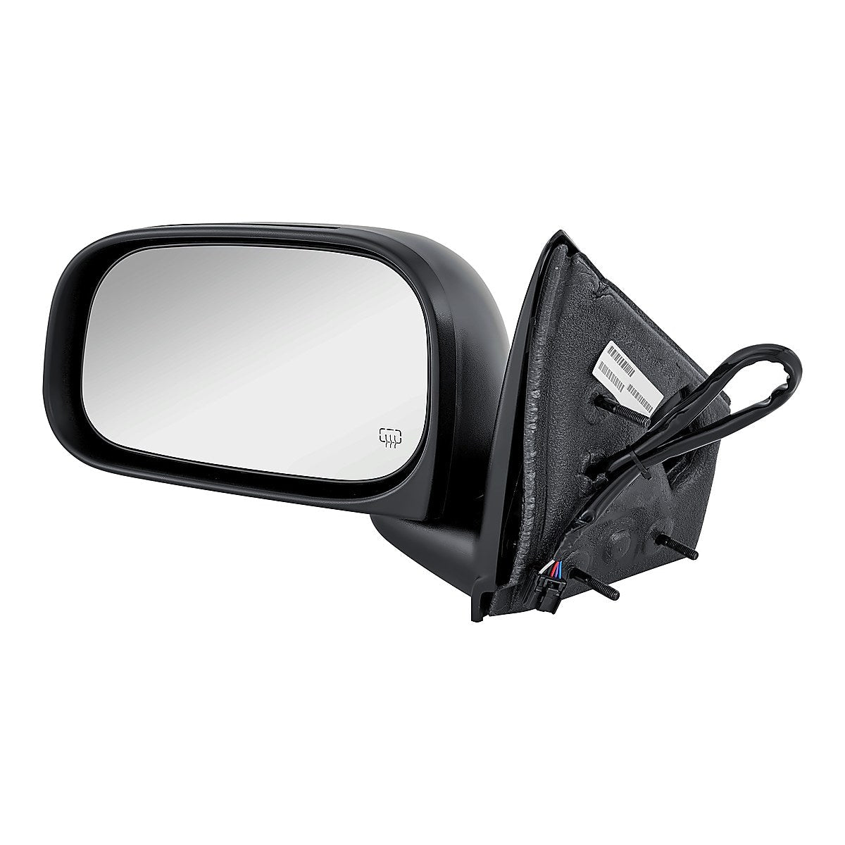 2004-2009 Dodge Durango Rear Driver Side Door Mirror, ch1320217. Front view.