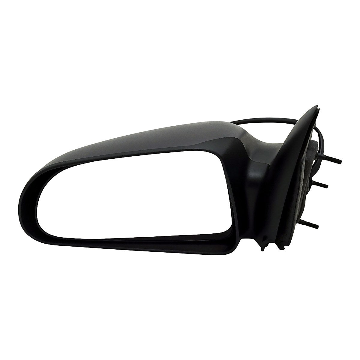 2005-2010 Dodge Dakota Rear Driver Side Door Mirror, ch1320220. Front view.