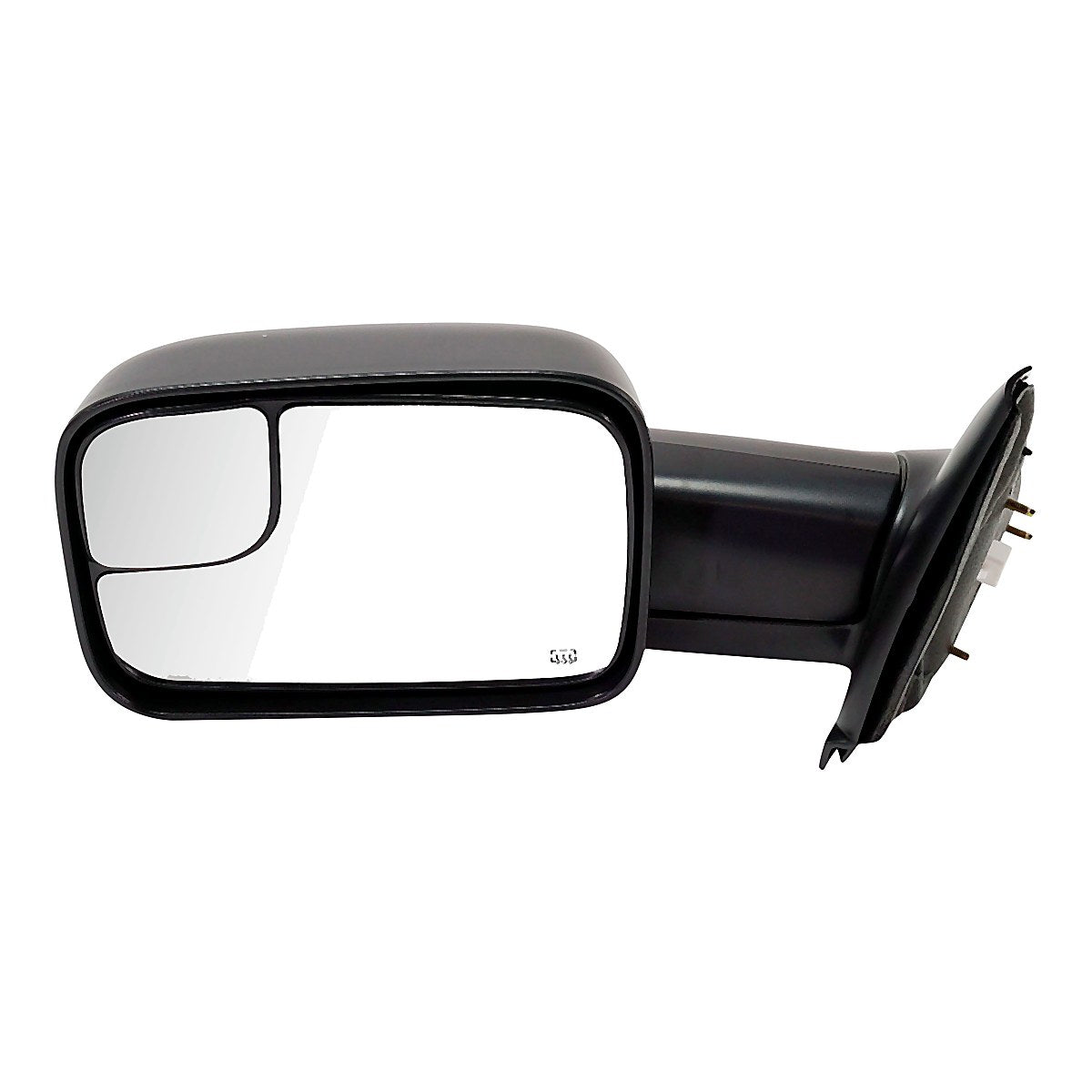 2003-2009 Dodge RAM 3500 Rear Driver Side Door Mirror, ch1320228. Front view.