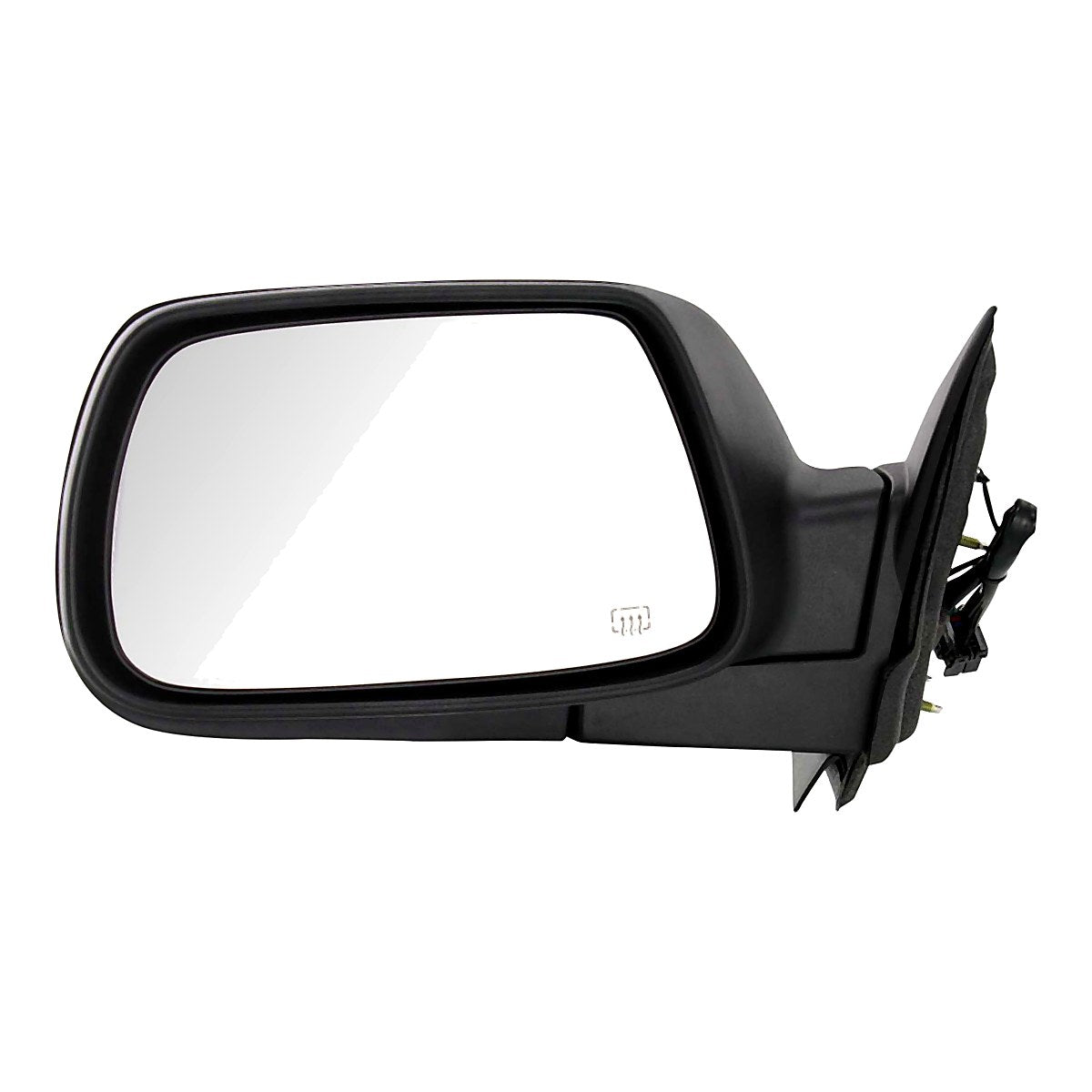 2005-2010 Jeep Grand Cherokee Rear Driver Side Door Mirror, ch1320246. Front view.