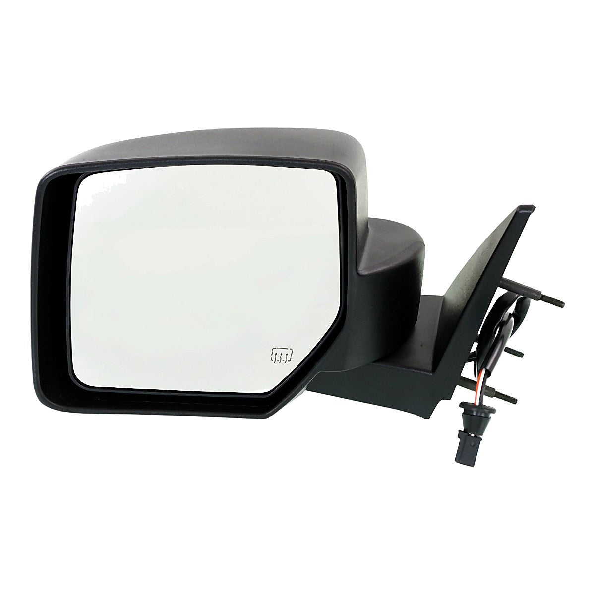 2007-2011 Dodge Nitro Rear Driver Side Door Mirror, ch1320278. Front view.